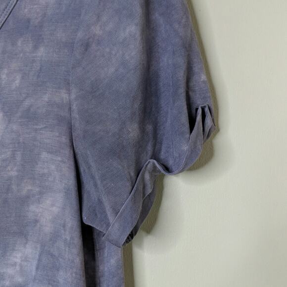 American Eagle Outfitters Purple Soft & Sexy Lace Up Top - Size M - Picture 2 of 8